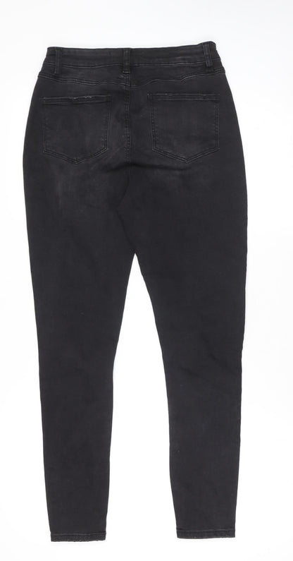 Womens UK Size 10 Denim Co. Slim Fit Skinny Black Jeans