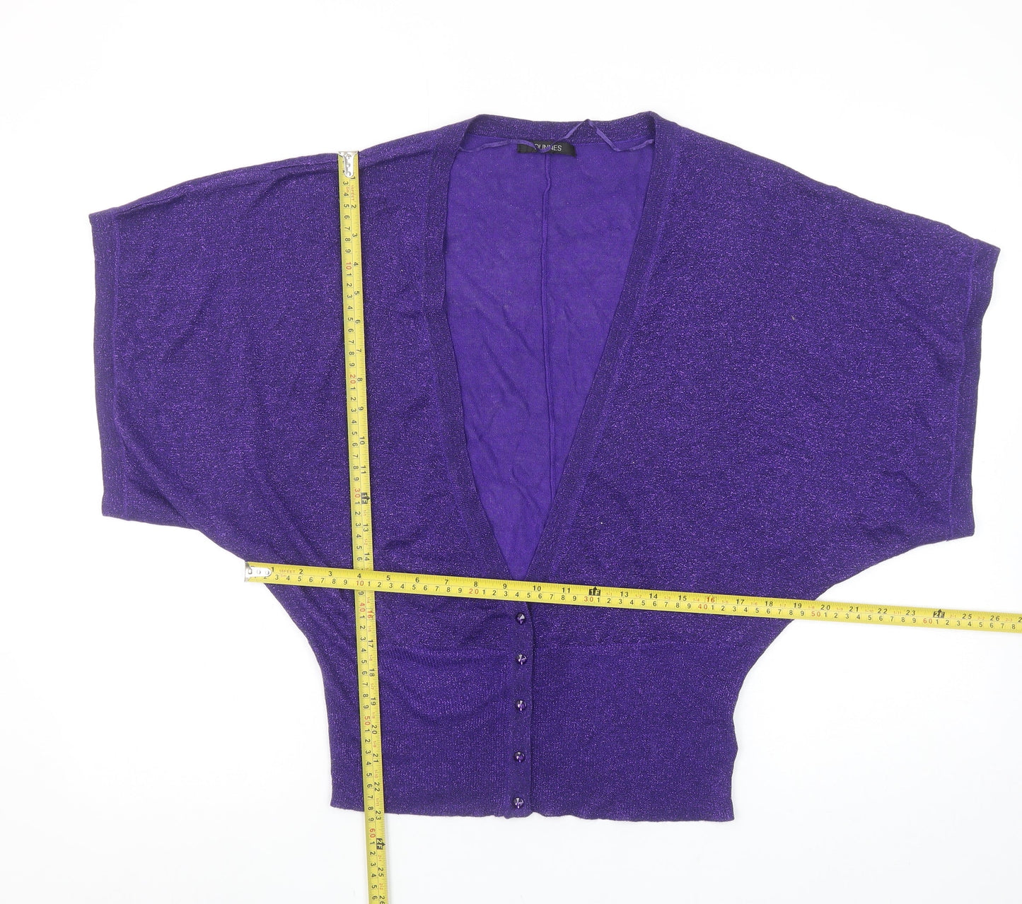 Womens UK Size 10-12 Dunnes Purple Cardigan Jumper
