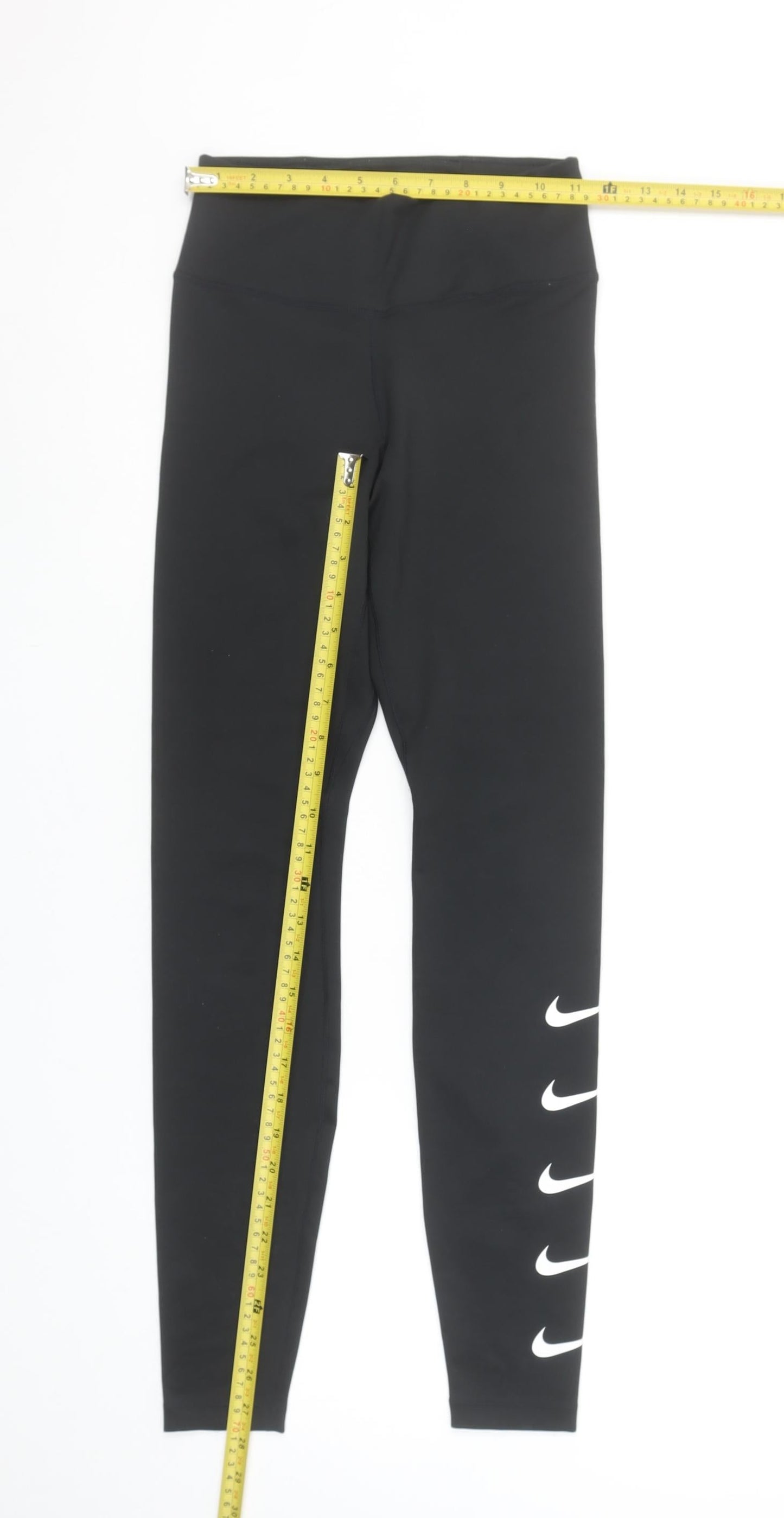 Nike Womens Black XS Dri-FIT High Waist Sports Leggings