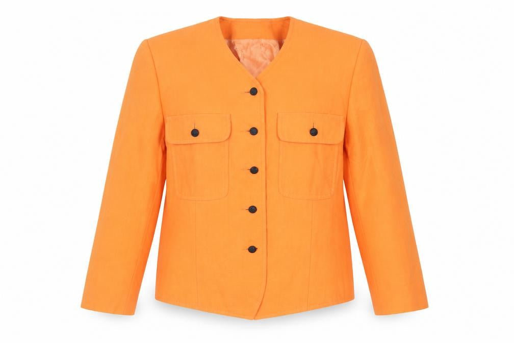 Womens UK Size 12 Libra Regular Orange Blazer