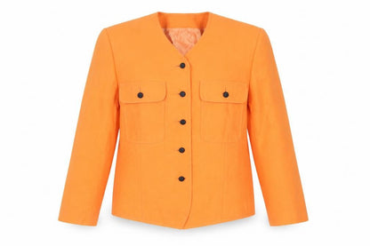 Womens UK Size 12 Libra Regular Orange Blazer
