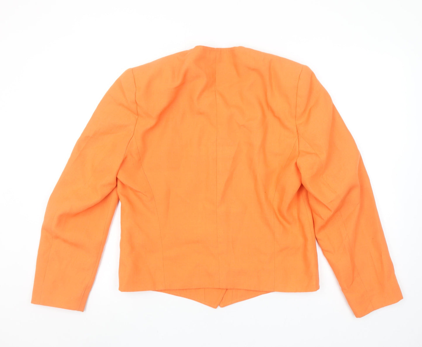 Womens UK Size 12 Libra Regular Orange Blazer