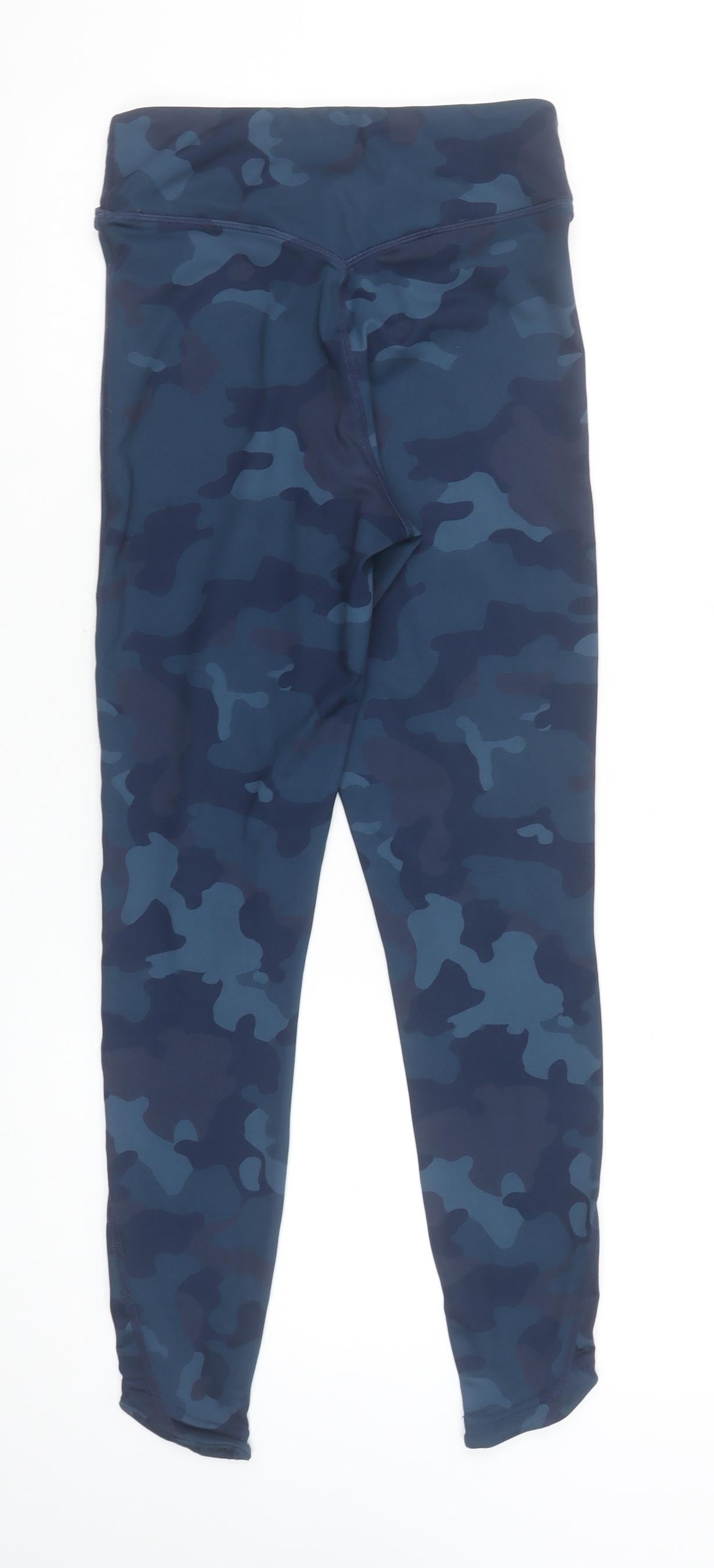 Womens UK Size XS Dunnes Stores Slim Fit Leggings Blue Leggings