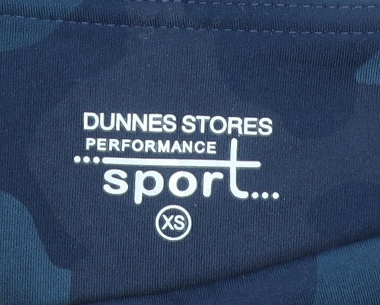 Womens UK Size XS Dunnes Stores Slim Fit Leggings Blue Leggings