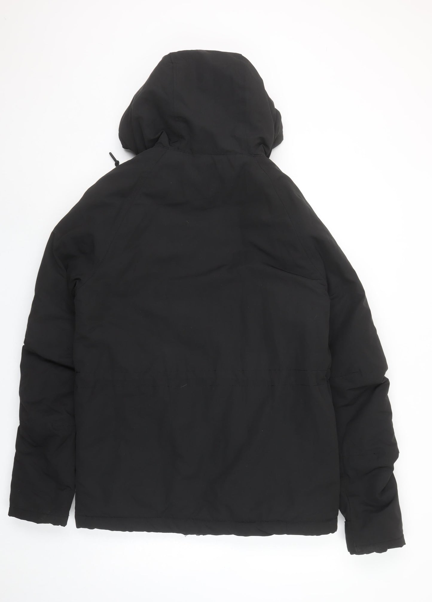Mens UK Size XS H&M Black Parka Coat