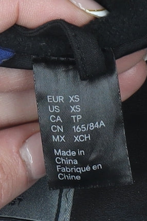 Mens UK Size XS H&M Black Parka Coat