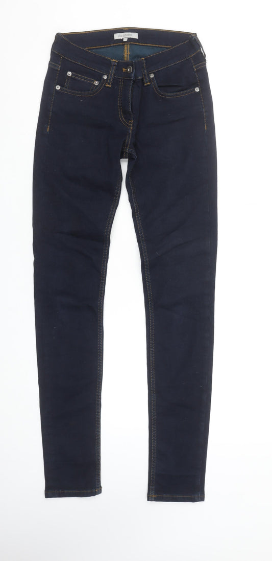 Great Plains Women Blue Skinny Jeans Size 8 Slim Fit Denim