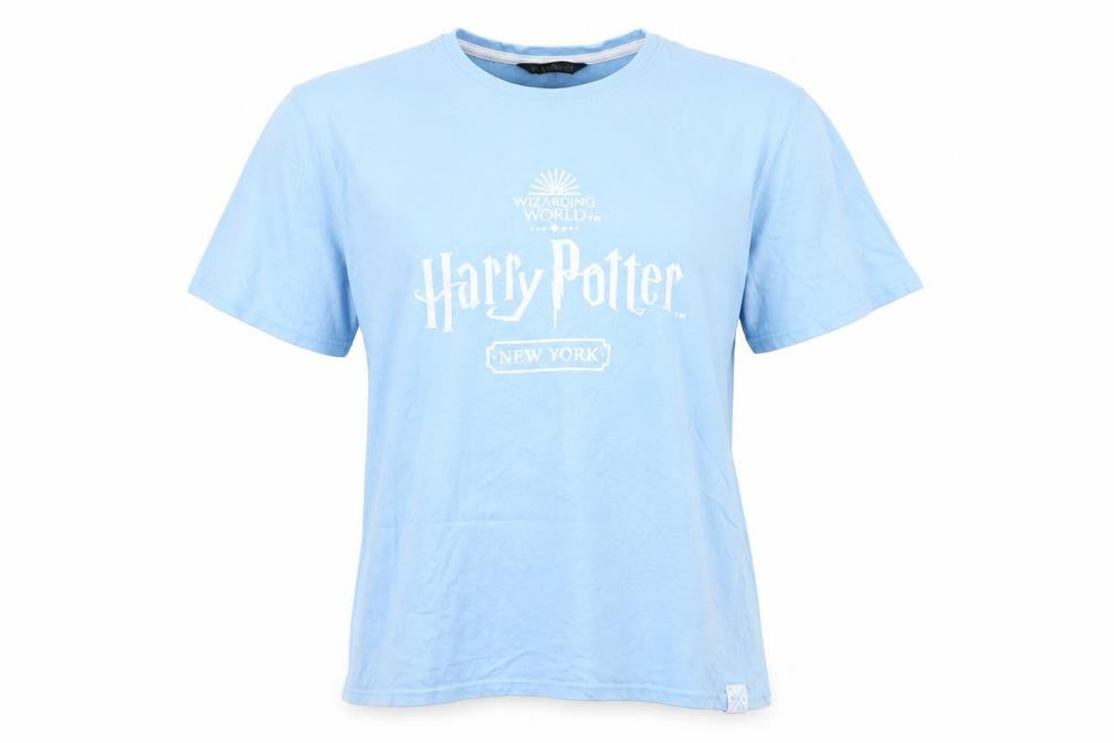 Womens UK Size L Harry Potter Blue Basic T-Shirt