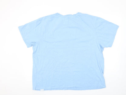 Womens UK Size L Harry Potter Blue Basic T-Shirt