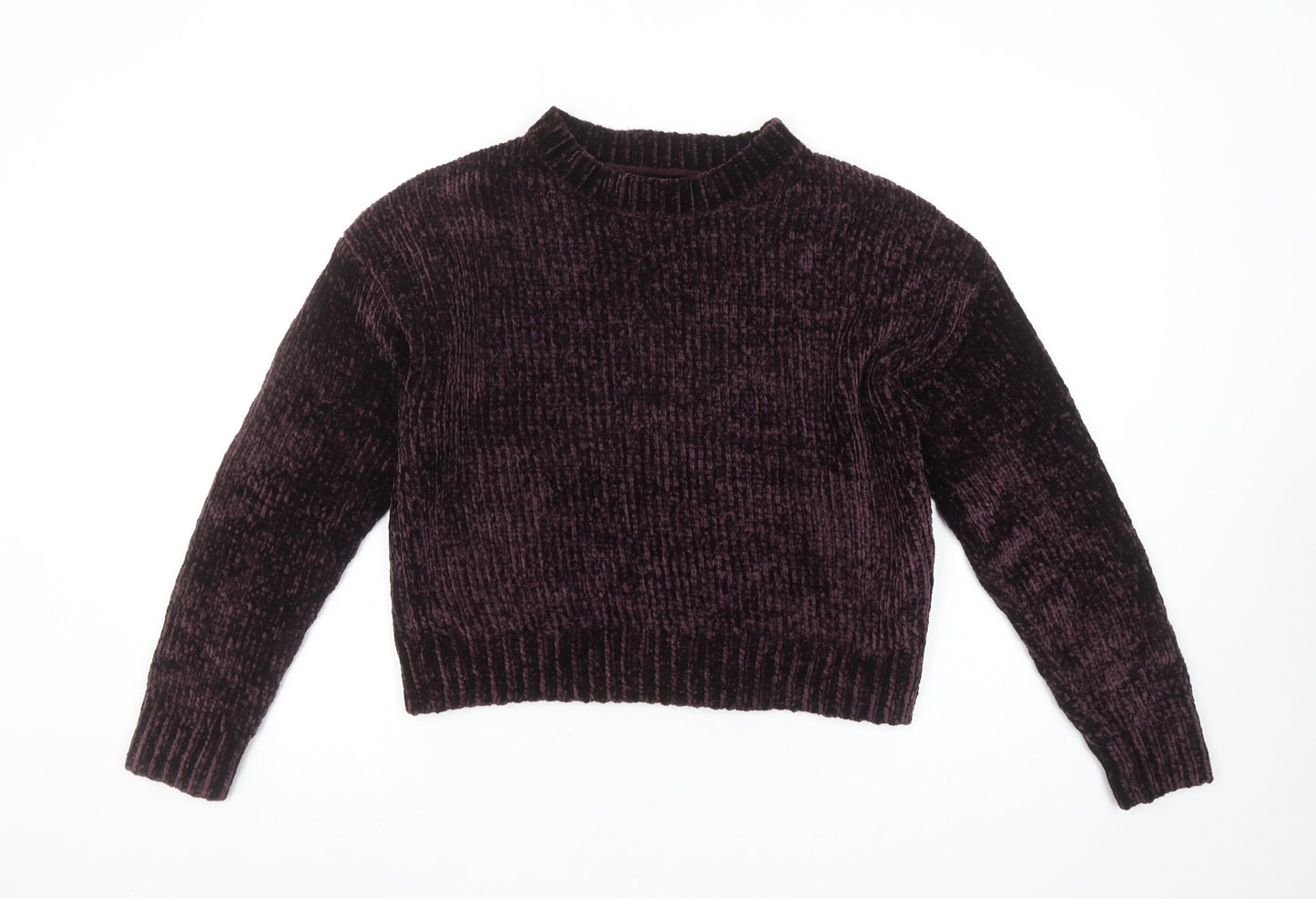Womens UK Size S New Look Purple Pullover Jumper