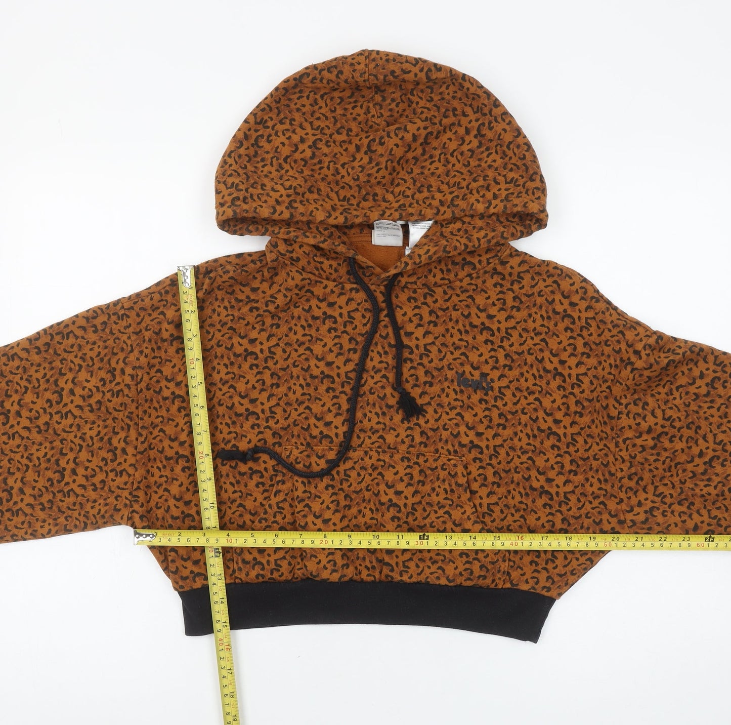 Womens UK Size S Levi's Brown Pullover Hoodie