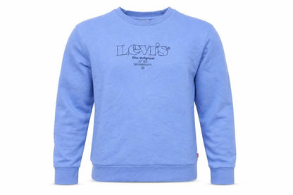Mens UK Size S Levi's Blue Pullover Sweatshirt