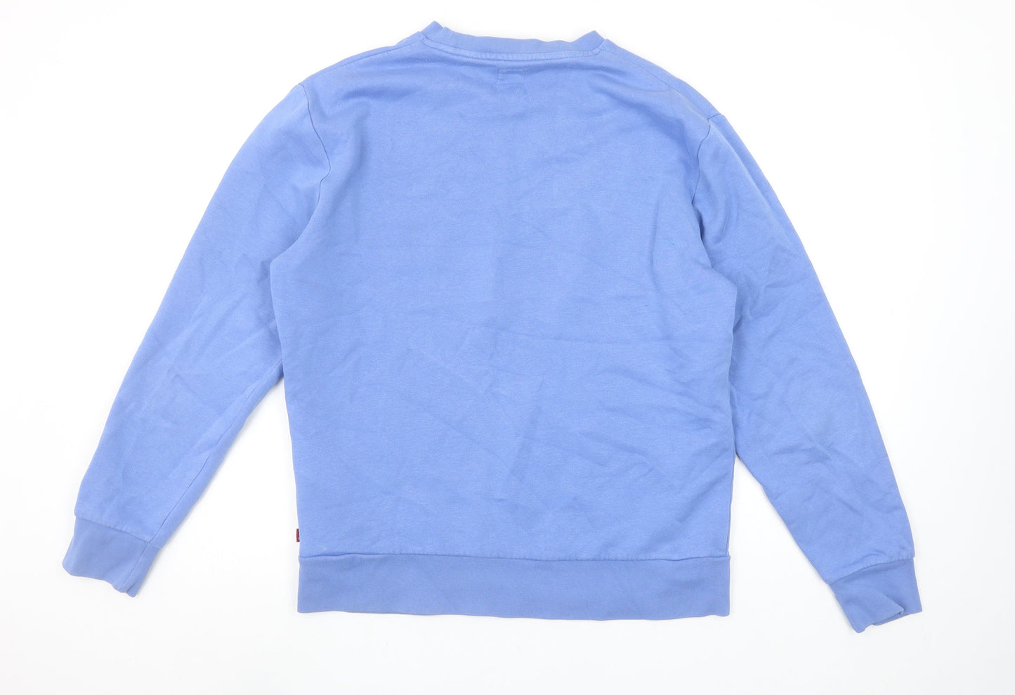 Mens UK Size S Levi's Blue Pullover Sweatshirt