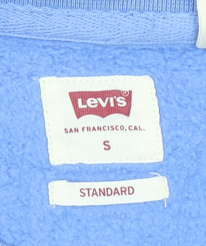 Mens UK Size S Levi's Blue Pullover Sweatshirt