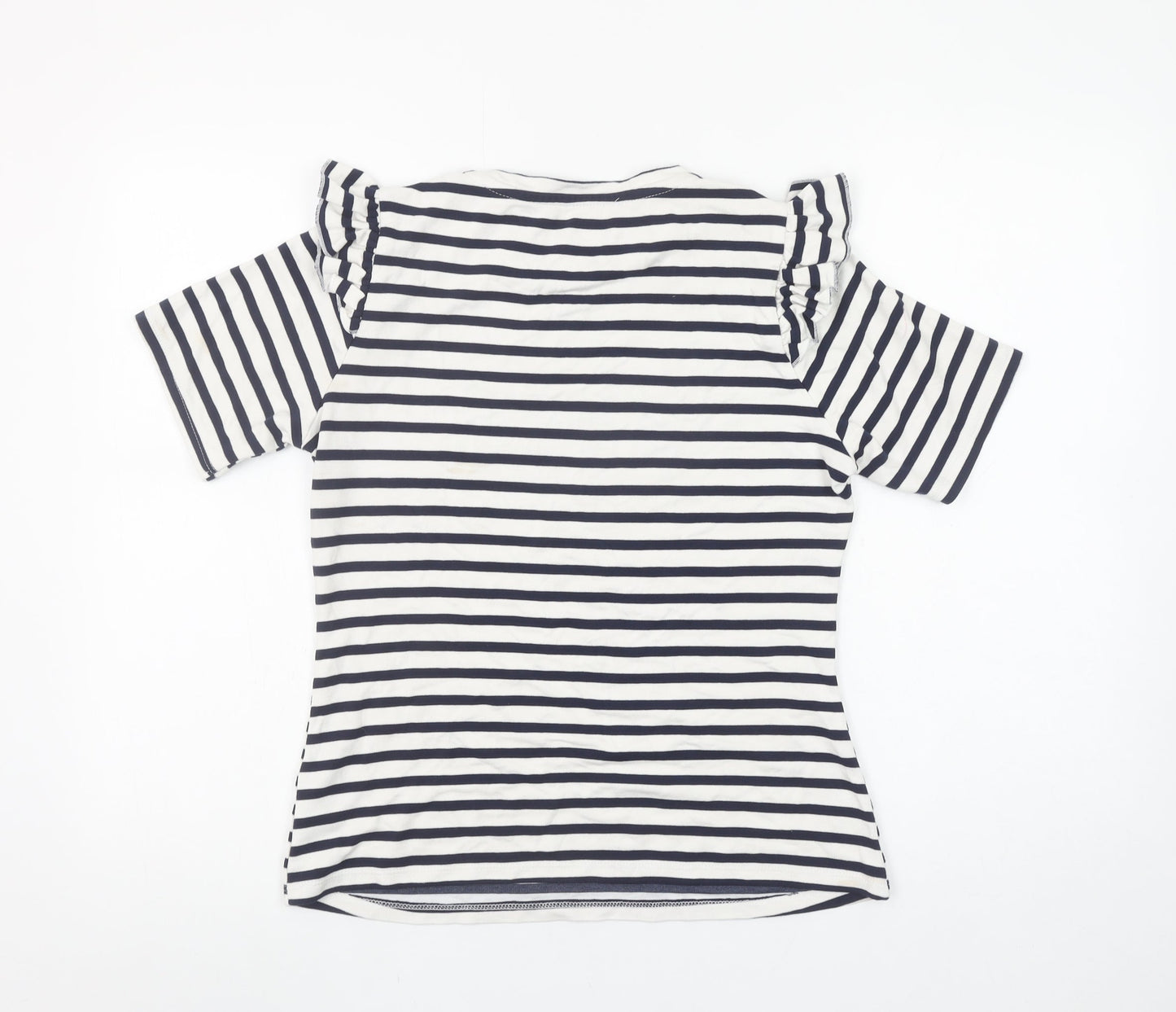 Womens UK Size 12 Savida Blue Basic T-Shirt