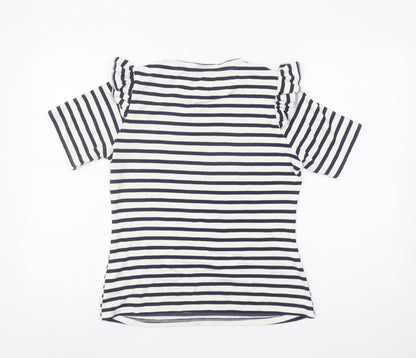 Womens UK Size 12 Savida Blue Basic T-Shirt