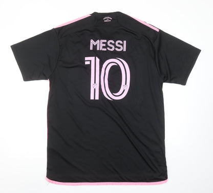 adidas Mens Black 2XL Slim Fit Football Jersey T-Shirt