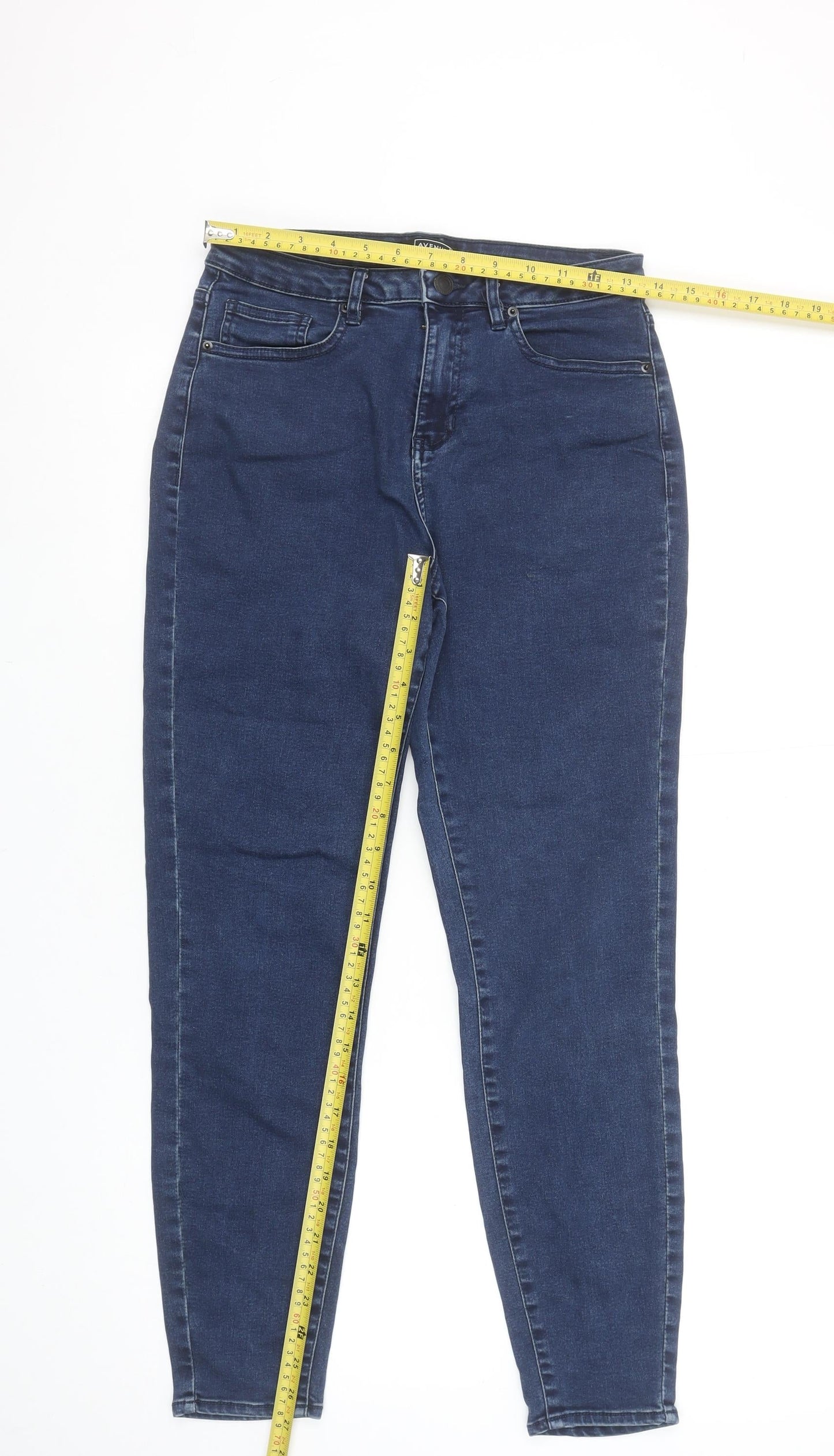 Avenue Denim Women’s Blue Skinny High Rise Jeans Size 10