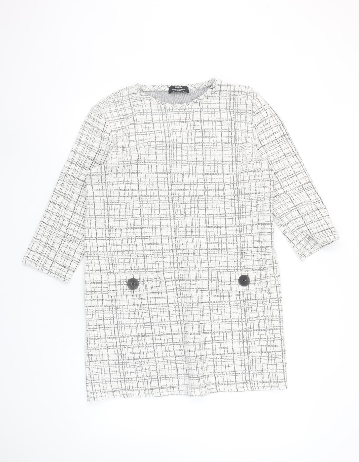 Womens UK Size 10 Bershka Shift Dress