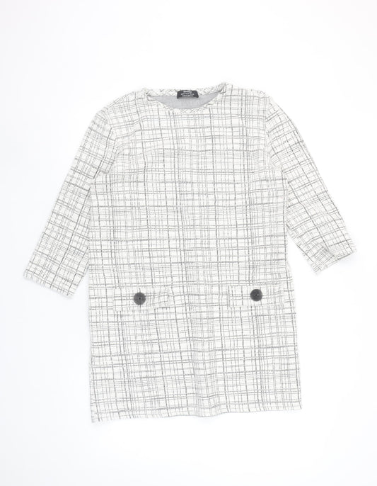 Womens UK Size 10 Bershka Shift Dress