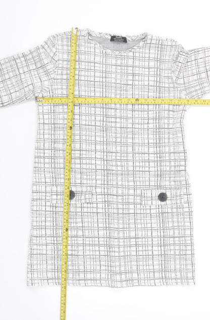 Womens UK Size 10 Bershka Shift Dress