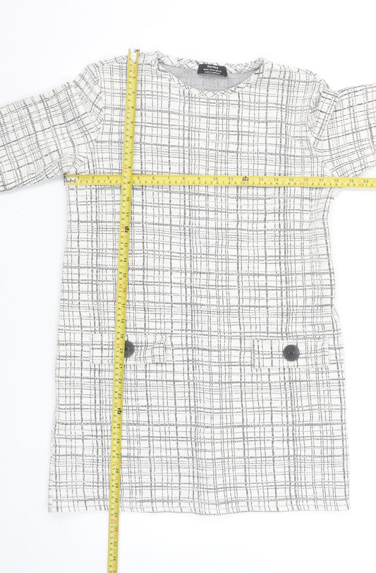 Womens UK Size 10 Bershka Shift Dress
