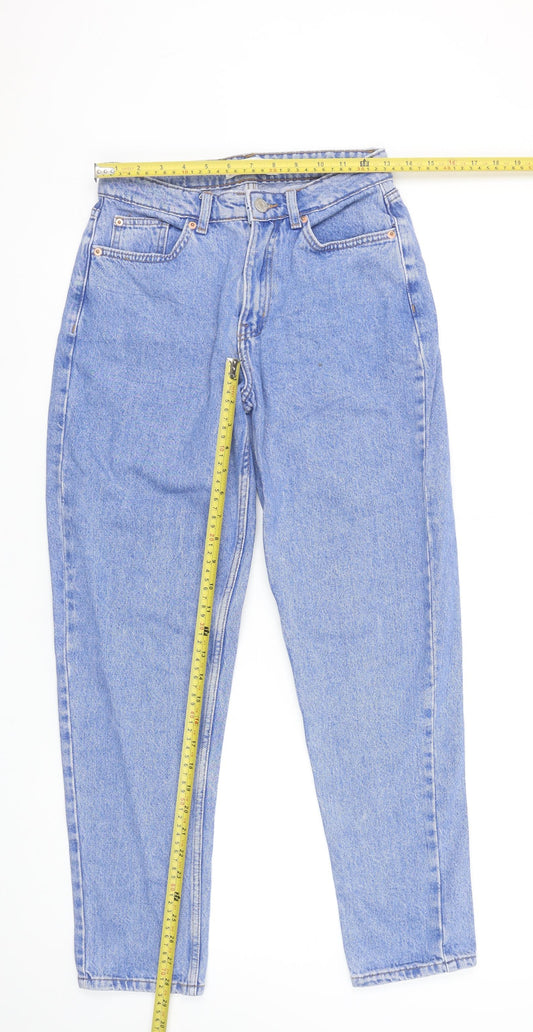 Primark Women’s Blue Mom High Rise Denim Jeans Size 8