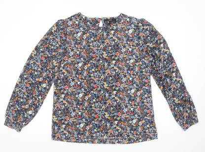 Womens UK Size 12 NEXT Multicoloured Tunic Blouse