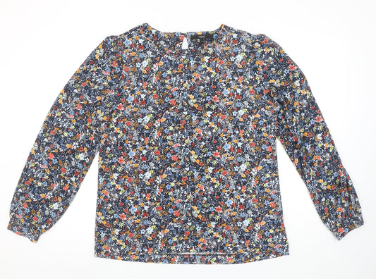 Womens UK Size 12 NEXT Multicoloured Tunic Blouse
