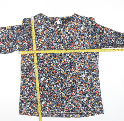 Womens UK Size 12 NEXT Multicoloured Tunic Blouse