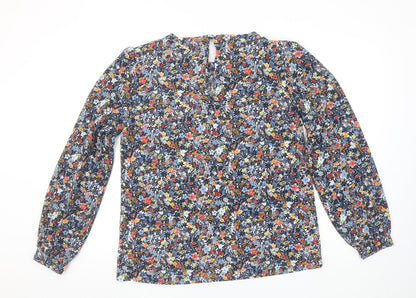 Womens UK Size 12 NEXT Multicoloured Tunic Blouse