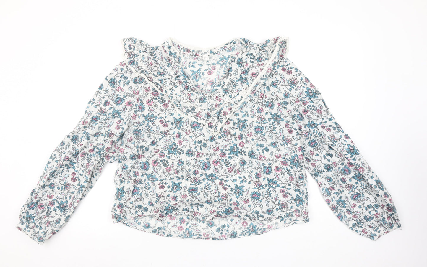 Womens UK Size 10 Springfield Multicoloured Tunic Blouse
