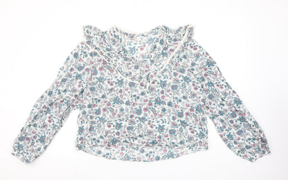 Womens UK Size 10 Springfield Multicoloured Tunic Blouse