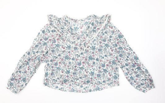 Womens UK Size 10 Springfield Multicoloured Tunic Blouse