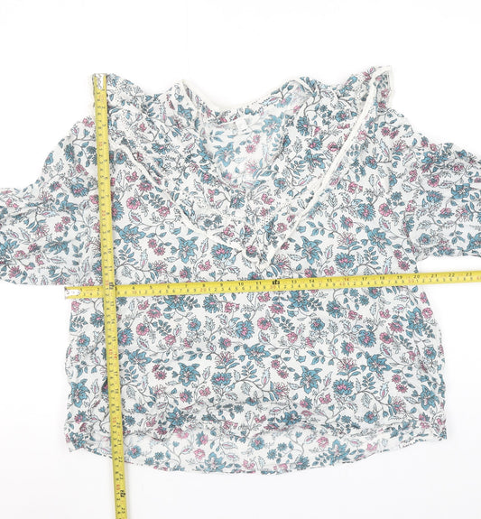Womens UK Size 10 Springfield Multicoloured Tunic Blouse