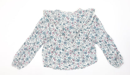 Womens UK Size 10 Springfield Multicoloured Tunic Blouse