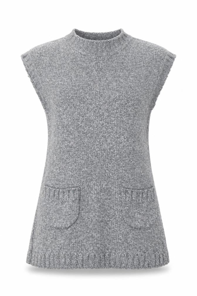 Womens UK Size 6 Chloé Grey Tunic Jumper