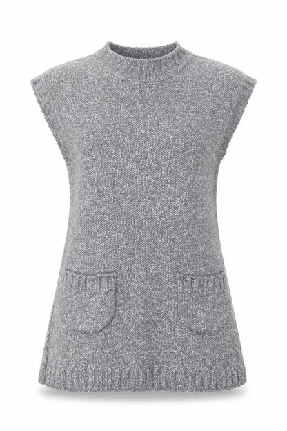Womens UK Size 6 Chloé Grey Tunic Jumper