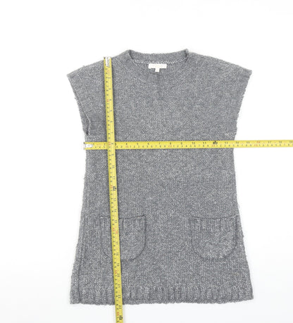 Womens UK Size 6 Chloé Grey Tunic Jumper