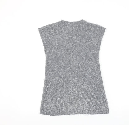 Womens UK Size 6 Chloé Grey Tunic Jumper