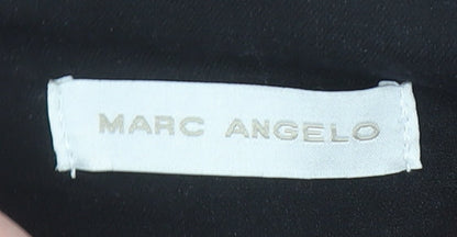 Unisex Adultss UK Size 10 Marc Angelo Slim Fit Skinny Black Jeans