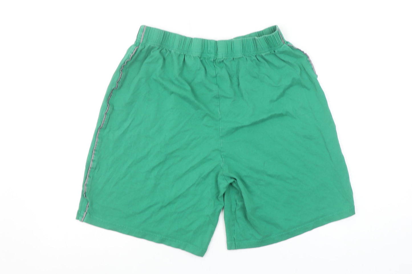 Celtic FC Official Mens Green Casual Sweat Shorts Size M Elastic Waist