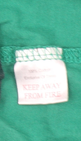 Celtic FC Official Mens Green Casual Sweat Shorts Size M Elastic Waist