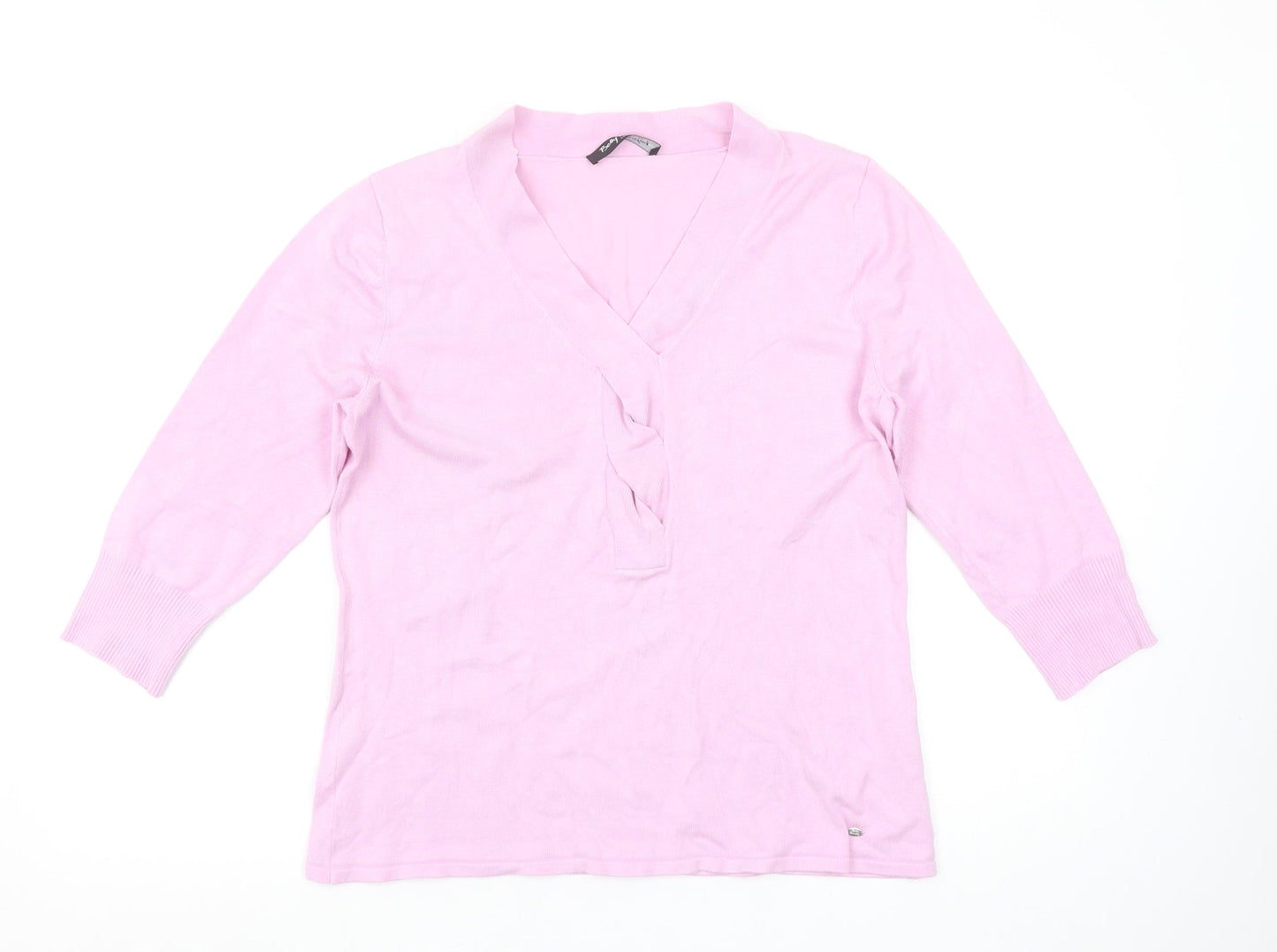 Womens UK Size 14 Betty Barclay Pink Pullover Jumper