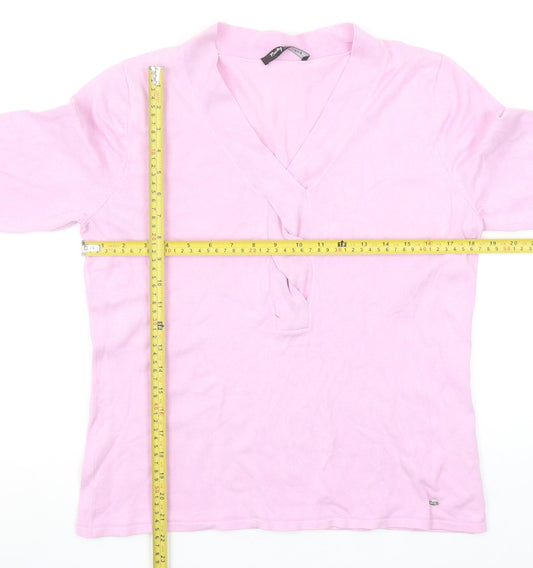 Womens UK Size 14 Betty Barclay Pink Pullover Jumper