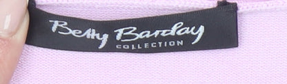 Womens UK Size 14 Betty Barclay Pink Pullover Jumper