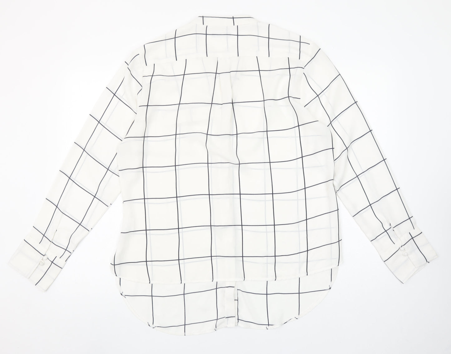 Womens UK Size 18 alk urban White Basic Button-Up