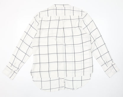 Womens UK Size 18 alk urban White Basic Button-Up