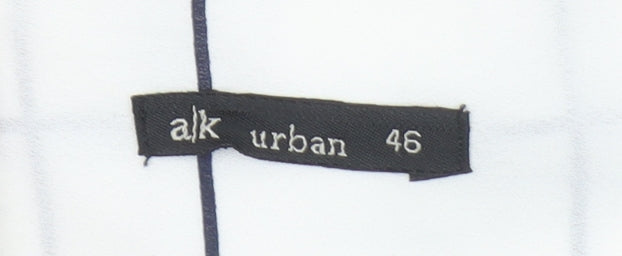 Womens UK Size 18 alk urban White Basic Button-Up