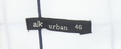 Womens UK Size 18 alk urban White Basic Button-Up